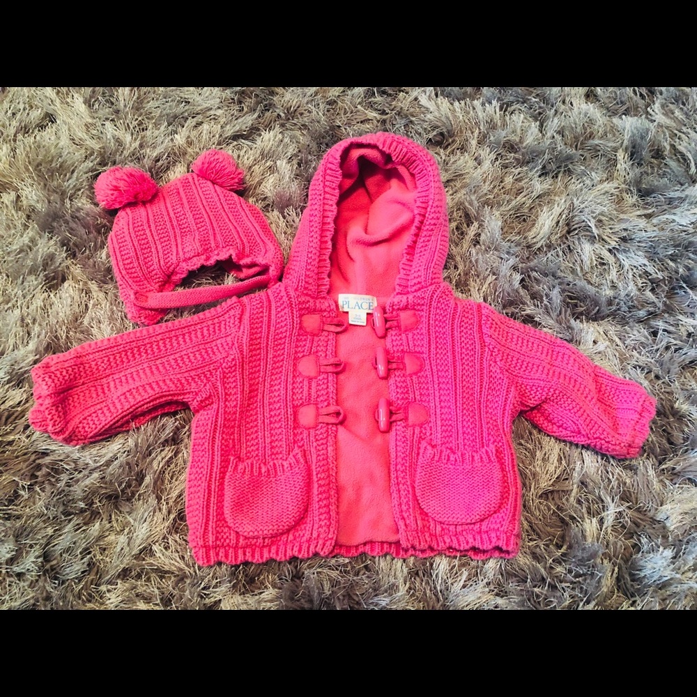 Children’s place Babygirl sweater jacket